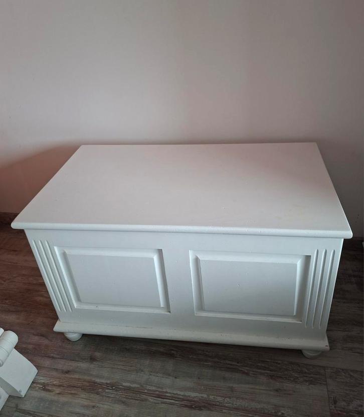 Massief houten speelgoedkist / opbergkist, Kinderen en Baby's, Kinderkamer | Commodes en Kasten, Gebruikt, Kast, Minder dan 90 cm