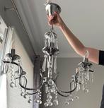 Prachtige Kroonluchter met Glazen Kristallen, Huis en Inrichting, Lampen | Kroonluchters, Ophalen, Zo goed als nieuw, Glas
