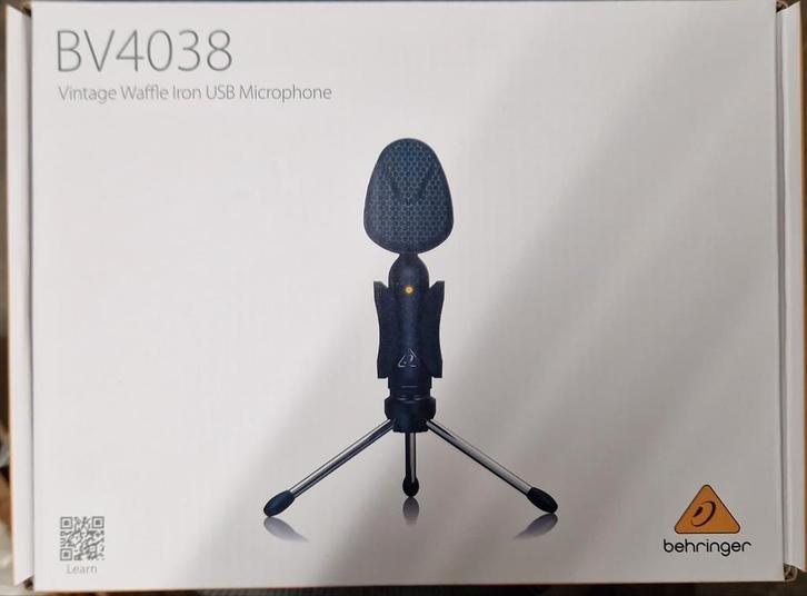 Behringer BV4038 Vintage USB Microfoon - Nieuw!, Muziek en Instrumenten, Microfoons, Nieuw, Studiomicrofoon, Ophalen of Verzenden