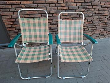 Campingstoelen 2x beschikbaar voor biedingen