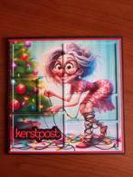 Kerstkaart vrouw kerstboom kerstpost 879 = 1,75, Hobby en Vrije tijd, Ophalen of Verzenden, Zo goed als nieuw, Kerst