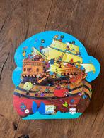 Leuke Djeco Puzzel - Piratenschip, ophalen, Ophalen, Meer dan 50 stukjes, Zo goed als nieuw, Van hout