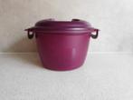 Tupperware Micro Delight Rijstkoker 2,2 Ltr. Aubergine, Ophalen of Verzenden, Zo goed als nieuw, Rood, Overige typen