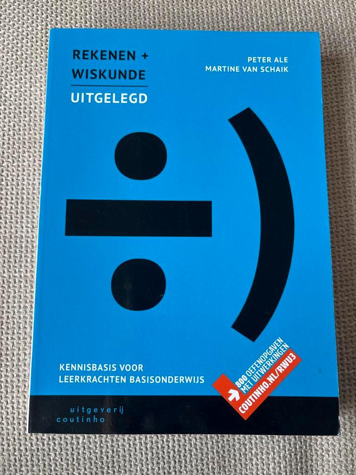 Rekenen & Wiskunde voor Leerkrachten Basisonderwijs, Boeken, Studieboeken en Cursussen, Zo goed als nieuw, HBO, Ophalen of Verzenden