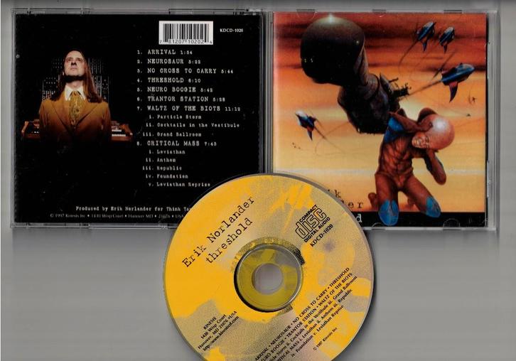 ERIK NORLANDER CD Threshold, Cd's en Dvd's, Cd's | Hardrock en Metal, Zo goed als nieuw, Ophalen of Verzenden