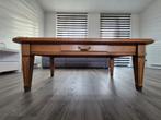 Houten salontafel met lade, Huis en Inrichting, Tafels | Salontafels, Ophalen, Klassiek, Minder dan 50 cm, Rechthoekig