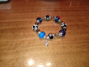 Mooie armband met lampwork kralen NIEUW beschikbaar voor biedingen