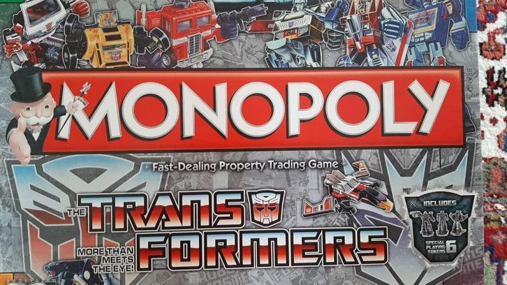 bordspel nieuw Monopoly Transformers Monopolie gelimiteerd, Hobby en Vrije tijd, Gezelschapsspellen | Bordspellen, Nieuw, Een of twee spelers