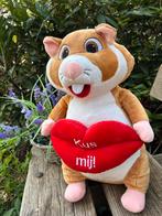 AH grote hamster valentijn met lippen kus mij, Ophalen of Verzenden, Overige typen