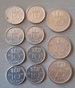 Wilhemina 1948 dubbeltje kwartje, Postzegels en Munten, Munten | Nederland, Ophalen of Verzenden, Koningin Wilhelmina, 10 cent