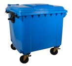 3 x Blauwe rolcontainer 1100L nieuw, Huis en Inrichting, Ophalen, Zo goed als nieuw, Kunststof, Minder dan 50 cm