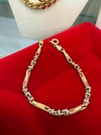 Prachtige 14 karaats gouden monte carlo armband, Sieraden, Tassen en Uiterlijk, Ophalen of Verzenden, Goud