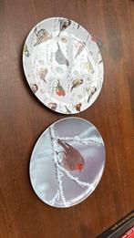 2 vogel melamine borden 20.5 cm diameter, Huis en Inrichting, Keuken | Servies, Ophalen of Verzenden, Overige stijlen, Bord(en)