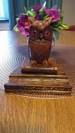 oude houten uil uilen pennen potloden inktpotje ongeveer 15, Antiek en Kunst, Ophalen