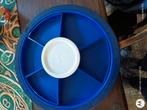 Tupperware Party schaal. Blauw., Huis en Inrichting, Keuken | Tupperware, Ophalen of Verzenden, Zo goed als nieuw, Blauw, Schaal