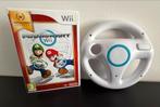 Mario Kart Wii - Compleet met stuur!, Spelcomputers en Games, Games | Nintendo Wii, Gebruikt, Racen en Vliegen, Eén computer, Ophalen of Verzenden