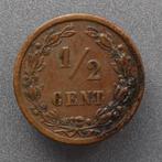 Halve Cent 1901, Postzegels en Munten, Koningin Wilhelmina, Overige waardes, Ophalen of Verzenden, Losse munt