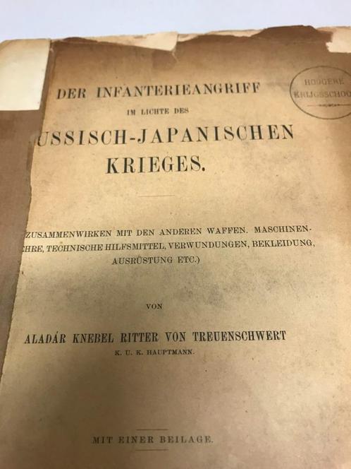 Der Infanterieangriff Russisch Japanischen Krieges 1906, Boeken, Oorlog en Militair, Gelezen, Voor 1940, Ophalen of Verzenden