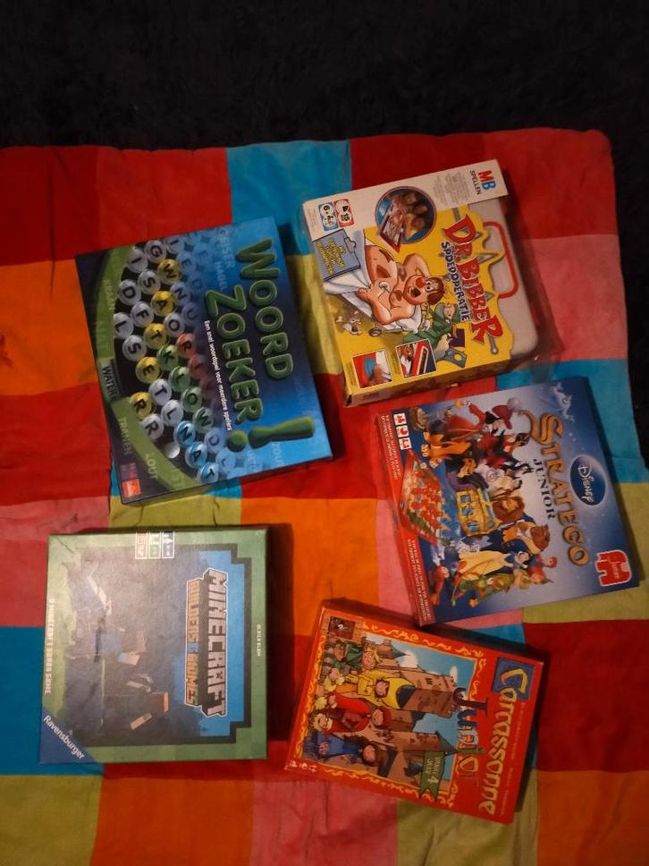 Spellen Jumbo Ravensburger Goliath MB 999 Games Mattel, Hobby en Vrije tijd, Gezelschapsspellen | Bordspellen, Zo goed als nieuw