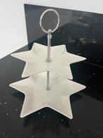 Etagere ster 2laags /porselein / nieuw, Huis en Inrichting, Woonaccessoires | Etagères, Ophalen of Verzenden, Nieuw
