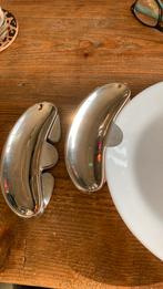 Set van 4 saus, graat schaaltjes voor aan bord, Huis en Inrichting, Overige materialen, Gebruikt, Ophalen of Verzenden, Bord(en)