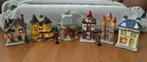 6 geschakelde kersthuisjes 7,50 euro, Ophalen of Verzenden, Gebruikt