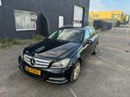 Mercedes C-Klasse C220 CDI AUTOMAAT Avantgarde Facelift, Auto's, 1800 kg, Zwart, Leder en Stof, Zwart