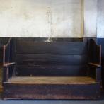 Antieke Houten Bank Pub Settle, Ophalen