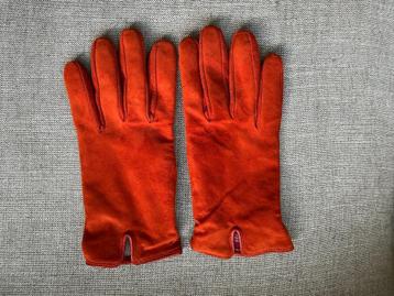 Italiaanse Leren dames handschoenen, gevoerd, maat 8 1/2 beschikbaar voor biedingen