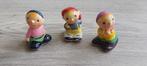 3 Vintage Gipsen Puntenslijpers Kleine Mannetjes, Ophalen of Verzenden, Gebruikt