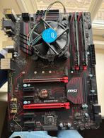 Z270 gaming plus moederbord + intel i5 processor, Computers en Software, Moederborden, Verzenden, Zo goed als nieuw, DDR4