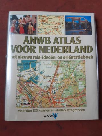 ANWB Atlas Nederland, vol met weetjes, 100 kaarten, € 4,= beschikbaar voor biedingen