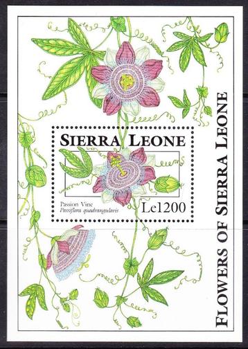 Sierra Leone 1993 pf mi 2072 block 229 passie bloem  beschikbaar voor biedingen