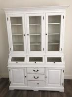Witte buffetkast grutterskast apothekerskast vitrinekast, Ophalen, Gebruikt, 50 tot 75 cm, 200 cm of meer