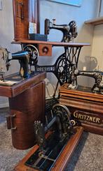 4 antieke naaimachines 80-130 jaar, Antiek en Kunst, Antiek | Naaimachines, Ophalen of Verzenden