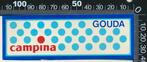 Sticker: Campina - Gouda, Ophalen of Verzenden, Zo goed als nieuw, Bedrijf of Vereniging