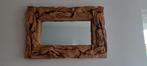 Mooie teakhouten spiegel., Ophalen, Zo goed als nieuw, 100 tot 125 cm, Minder dan 100 cm