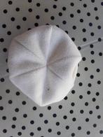 Witte fleece muts mutsje jongen meisje maat 62, Kinderen en Baby's, Babykleding | Maat 62, Ophalen of Verzenden, Zo goed als nieuw