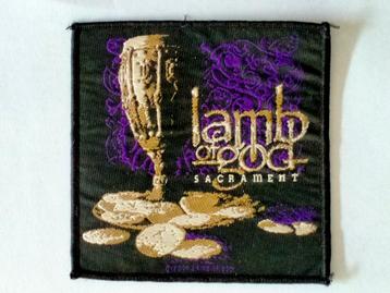 Lamb of God Sacrament band metal muziek kleding patch  beschikbaar voor biedingen