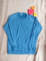 Dilling merino wolle terry trui, Ophalen of Verzenden, Zo goed als nieuw, Blauw