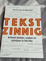 Tekstzinnig - Kritisch denken, zoeken en schrijven, Zo goed als nieuw, Alpha, HBO, Uitgeverij Coutinho