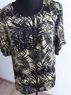 Leuke damestop/blouse met korte mouw, Maat 38/40 (M), Geel, Object, Ophalen of Verzenden