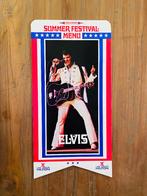 Elvis Presley - 1972 Summer Festival Menu - USA MINT!, Verzenden, Zo goed als nieuw, Foto of Kaart