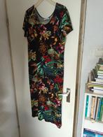 Magna lange jurk / zomerjurk. Bloemen maar 44, Zwart, Maat 42/44 (L), Ophalen of Verzenden, Onder de knie