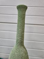 Vaas fles ruw groen ptmd hoog, Ophalen of Verzenden
