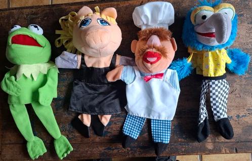 Handpop. Muppets. 4 st. Gratis., Kinderen en Baby's, Speelgoed | Knuffels en Pluche, Zo goed als nieuw, Overige typen, Ophalen