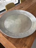 Zeer groot (80cm) Ibiza, Marrakesh vintage dienblad, Ophalen, Zo goed als nieuw, Rond, Metaal