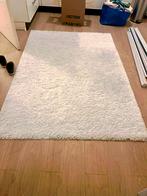 Wit Hoogpolig Vloerkleed 160x230 - Zo Goed Als Nieuw, Huis en Inrichting, Stoffering | Tapijten en Kleden, Wit, 150 tot 200 cm