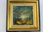 schilderij     BERT BUIJS    2e prijs in 1971    BRUGGE, Antiek en Kunst, Ophalen of Verzenden