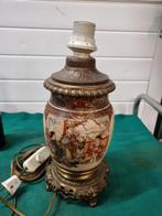 lampenvoet satsuma vintage antiek, Huis en Inrichting, Lampen | Tafellampen, Ophalen of Verzenden, 'T Olde Gre-j, Info@toldegrej.nl